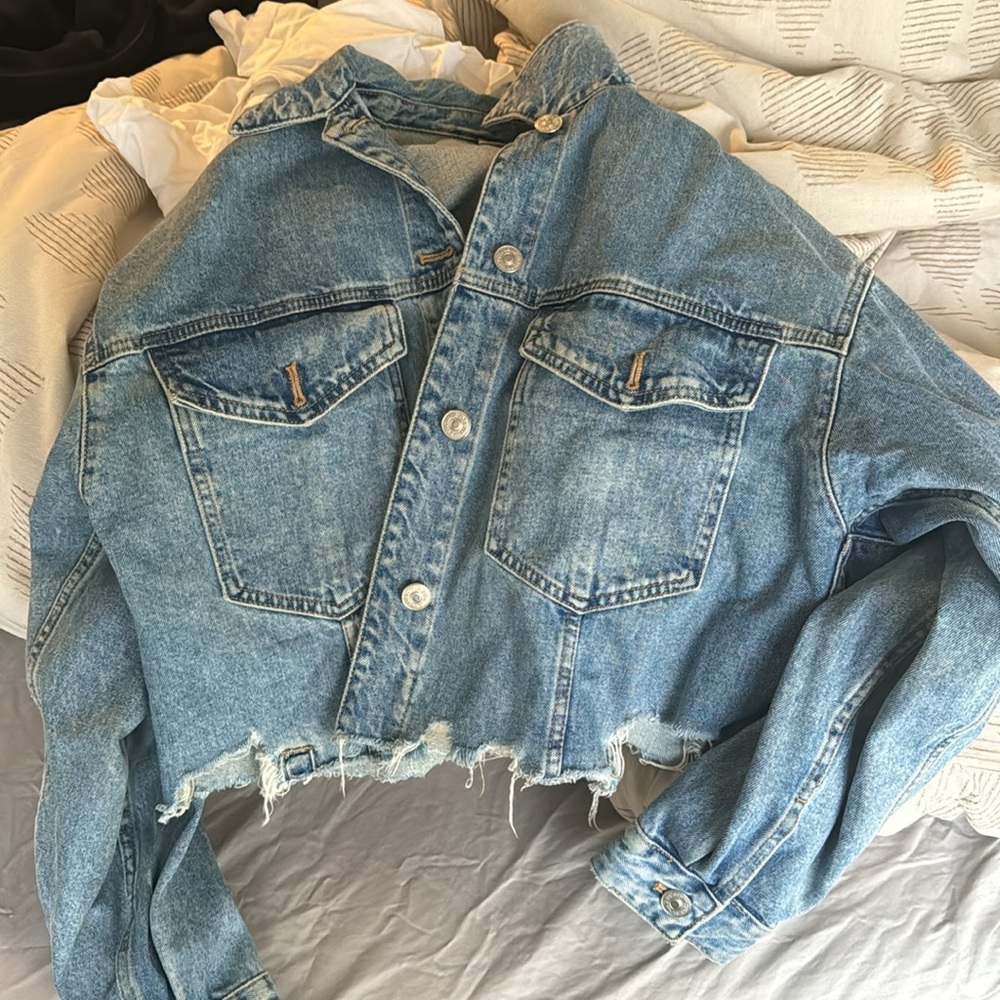 Zara Blue Jean Jacket for Women